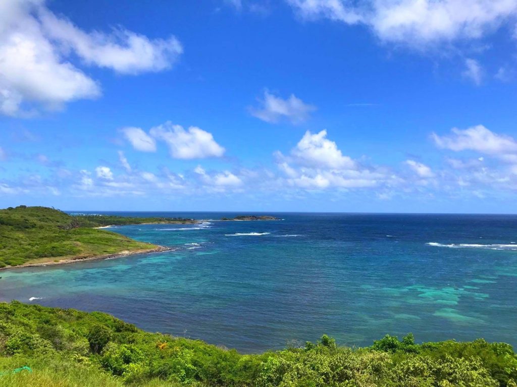 La Martinique vue du ciel en parapente